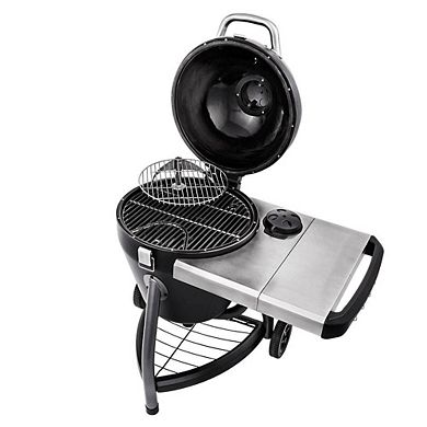 Char Broil 327 Square Inch Kamander Outdoor Cooking Steel Charcoal Grill, Black