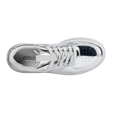 Olivia Miller Women's Vivien Metallic Sneakers