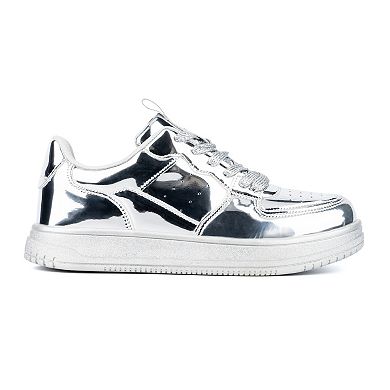 Olivia Miller Women's Vivien Metallic Sneakers