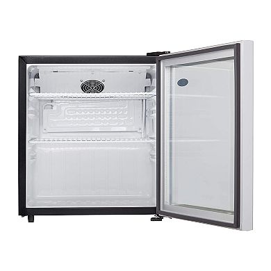 Danby DAG016A1BDB 1.6 Cubic Feet Compact All Glass Door Compact Refrigerator