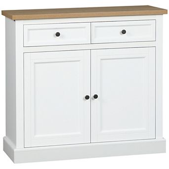HOMCOM Buffet Cabinet with 2 Storage Drawers and Cabinet