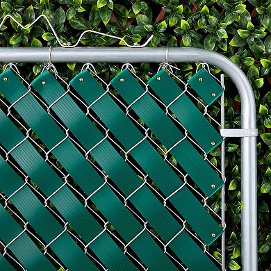 Chainlink Fence privacy tape，1.9”x250ft，125pcs fasteners