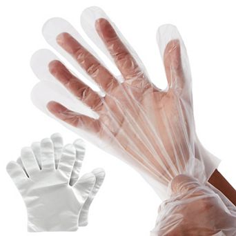 100-pack Disposable Food Safe Gloves For Cooking, Kitchen Prep And Baking