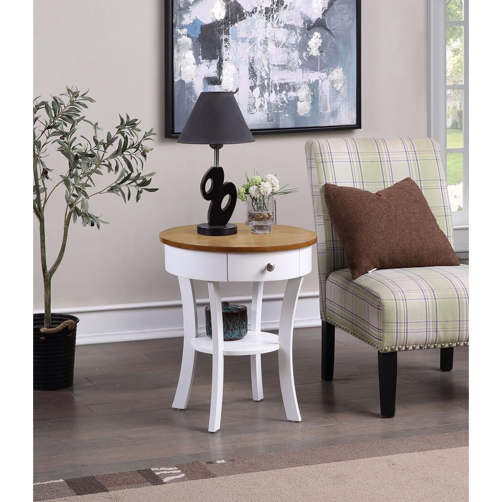 Classic Accents Cypress End Table in Espresso - Convenience Concepts