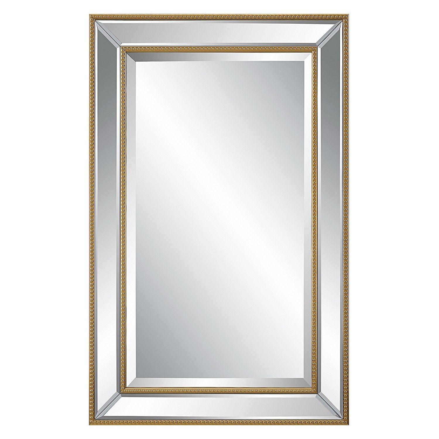 32 x 24 inch Shatterproof Wall Mirror with 3-Color Lights and Anti-Fog Function