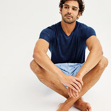 Men's Sonoma Goods For Life® Supersoft V-Neck Pajama Shirt