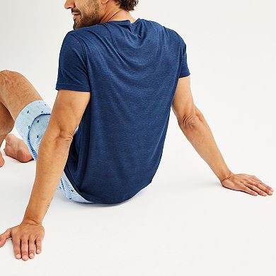 Men's Sonoma Goods For Life® Supersoft V-Neck Pajama Shirt