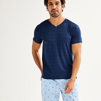 Men's Sonoma Goods For Life® Supersoft V-Neck Pajama Shirt