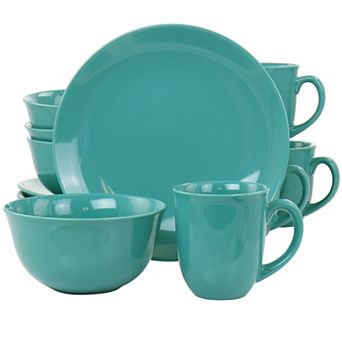 Gibson Home Mercer 12 pc Round Stoneware Dinnerware Set