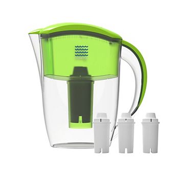 Drinkpod Alkaline Water Pitcher 2.5L Capacity Includes 3 Filters