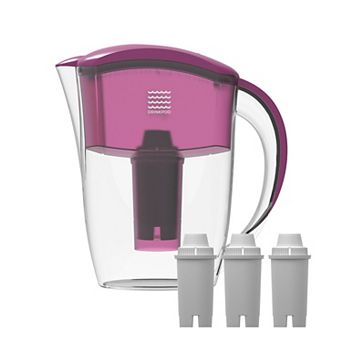 Drinkpod Alkaline Water Pitcher 2.5L Capacity Includes 3 Filters