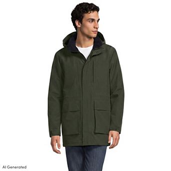 Men's Lands' End Squall Insulated Waterproof Winter Parka
