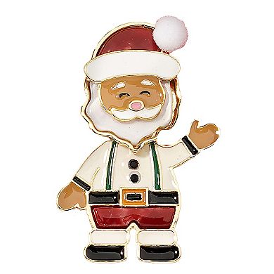 Medium Skin Tone Mr. & Mrs. Claus Drop Earrings