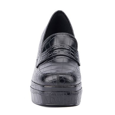 Fashion to Figure Madelyn Women's Wide Width Platform Loafers