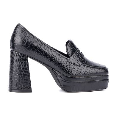 Fashion to Figure Madelyn Women's Wide Width Platform Loafers
