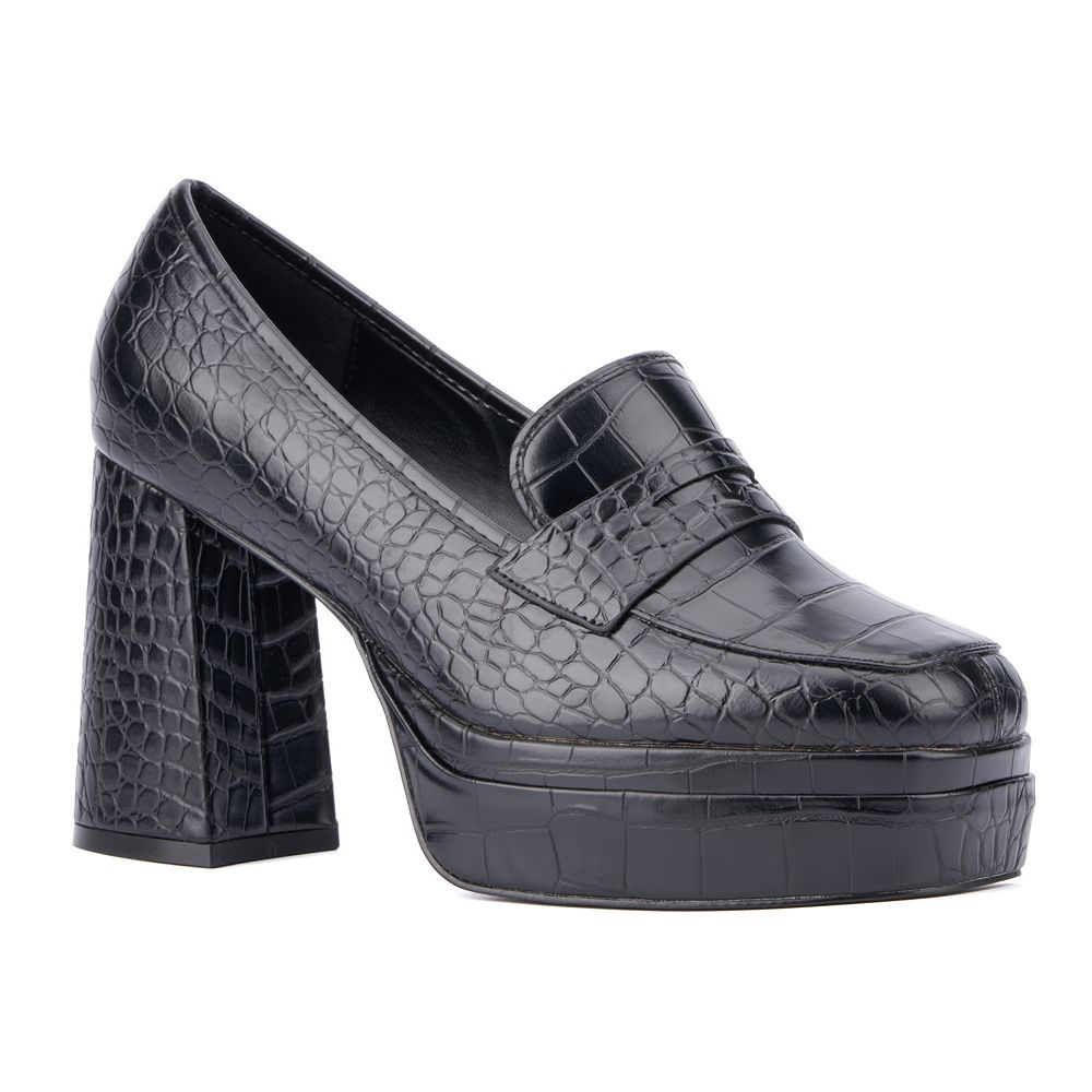 Fashion to Figure Madelyn Women's Wide Width Platform Loafers