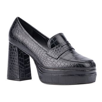 Fashion to Figure Madelyn Women's Wide Width Platform Loafers