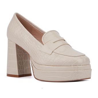 Fashion to Figure Madelyn Women's Wide Width Platform Loafers