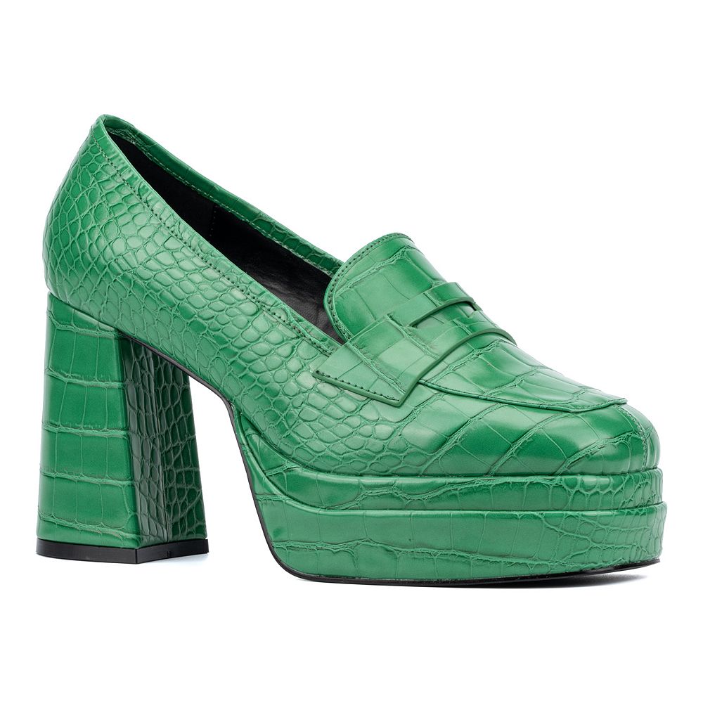 Fashion to Figure Madelyn Women's Wide Width Platform Loafers