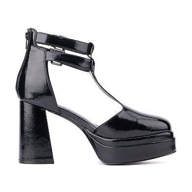 Women's Fashion to Figure Maria Platform Wide-Width Heels