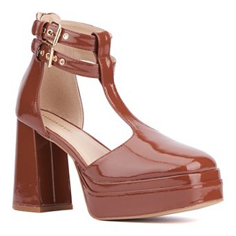 Women's Fashion to Figure Maria Platform Wide-Width Heels
