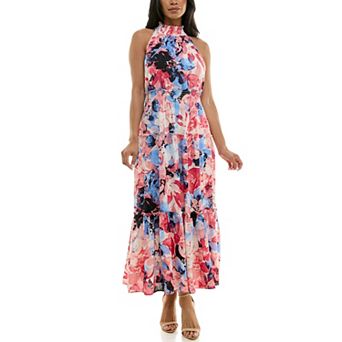 Women's Nina Leonard Maxi Tiered Dress