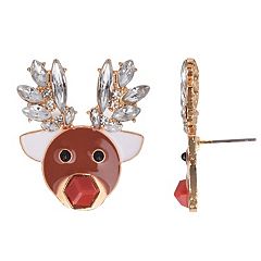 Fashion Dangle Christmas Holiday Bulbs Ornament Clear Earrings