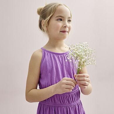 GAP Baby-Girls Knit To Woven Gauze Dress Fire Coral 6-12M