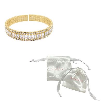 Adornia 14k Gold Plated Cubic Zirconia Bracelet