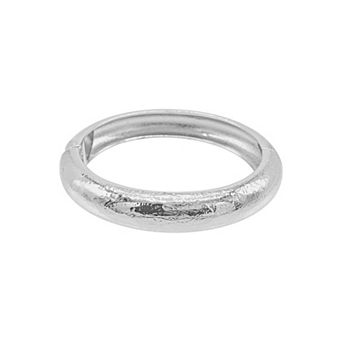 Adornia Textured Hinged Bangle Bracelet