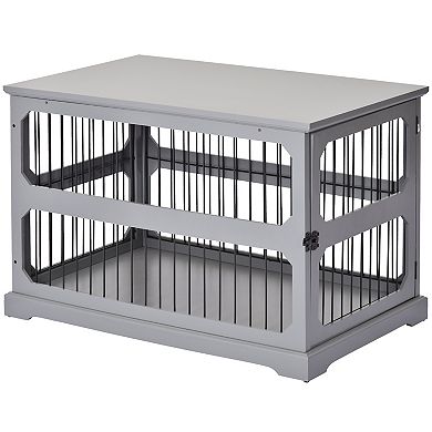 Decorative Dog Cage Transparent And Firm Tea Table, Indoor Use
