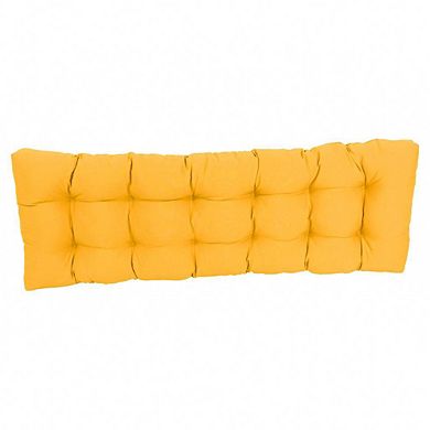 Blazing Needles 60-inch by 19-inch Tufted Solid Twill Bench Cushion