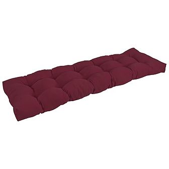 Blazing Needles 60-inch by 19-inch Tufted Solid Twill Bench Cushion