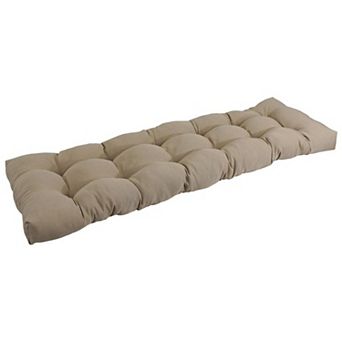 Blazing Needles 60-inch by 19-inch Tufted Solid Twill Bench Cushion