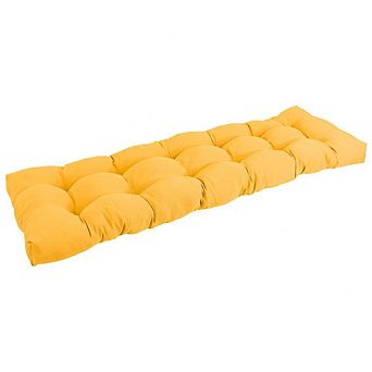 Blazing Needles 60-inch by 19-inch Tufted Solid Twill Bench Cushion