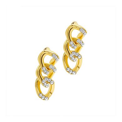 Adornia Cubic Zirconia Chain Drop Earrings
