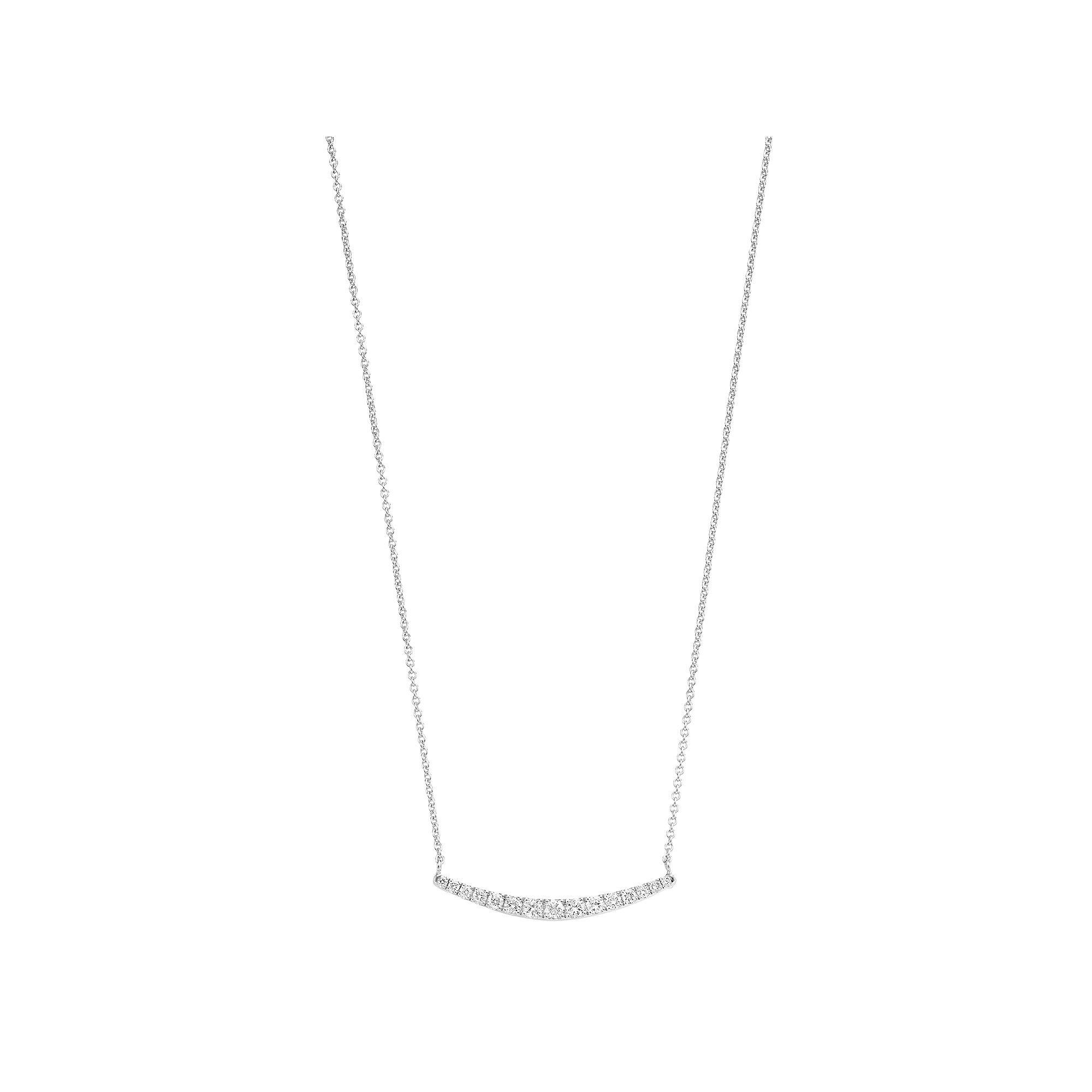 Ava Blue 14k White Gold 1/3 Carat T.W. Diamond Necklace, Womens, Size: 18
