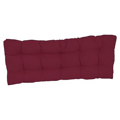Blazing Needles 51-inch by 19-inch Tufted Solid Twill Bench Cushion