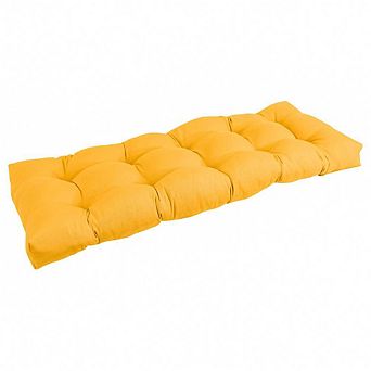 Blazing Needles 51-inch by 19-inch Tufted Solid Twill Bench Cushion