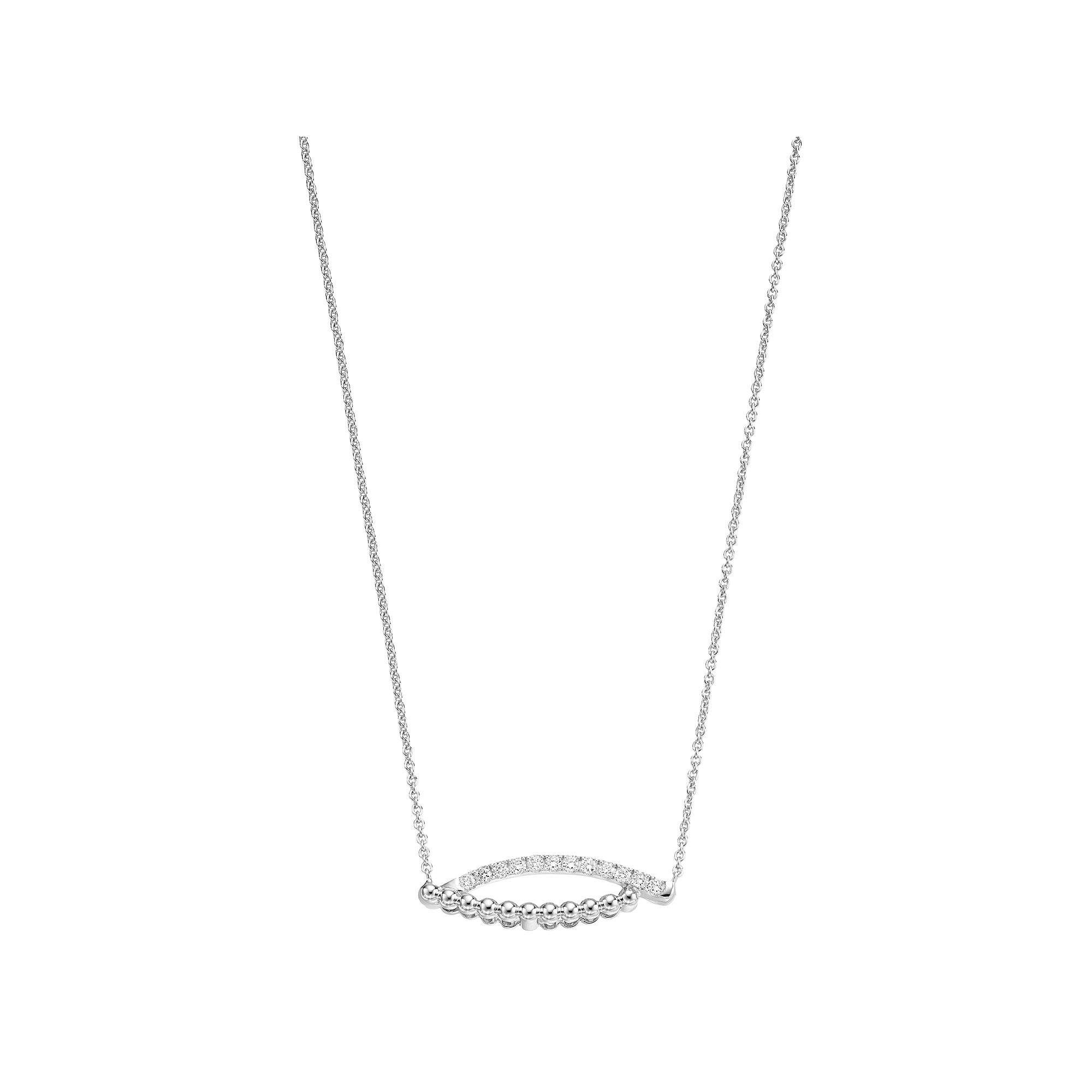 Ava Blue 14k White Gold 1/3 Carat T.W. Diamond Necklace, Womens, Size: 18