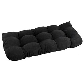 Blazing Needles 42-inch by 19-inch U-Shaped Micro Suede Polyester Tufted Settee/Bench Cushion