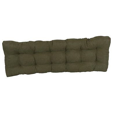 Blazing Needles 55-inch by 19-inch Tufted Solid Microsuede Bench Cushion