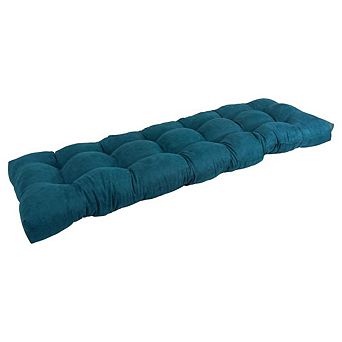 Blazing Needles 55-inch by 19-inch Tufted Solid Microsuede Bench Cushion