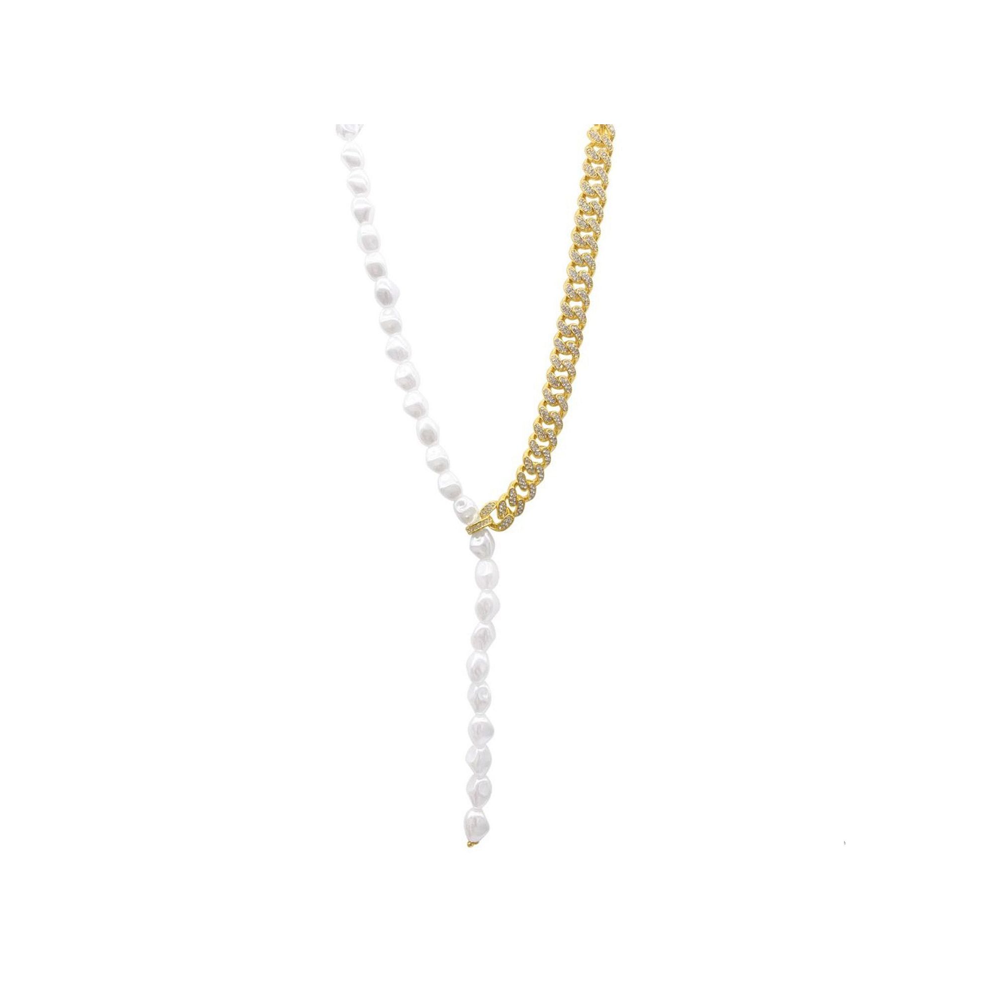 Adornia 14k Gold Plated Cultured Freshwater Pearl Necklace, Womens, White