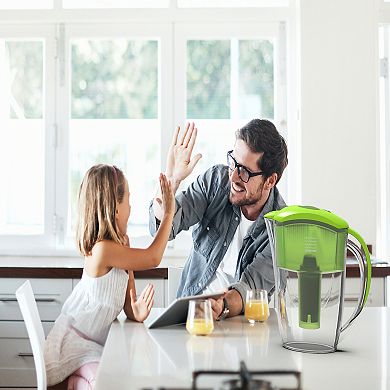 Drinkpod Alkaline Water Pitcher 2.5L Capacity Includes 6 X Alkaline Filters