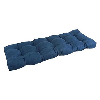 Blazing Needles 51-inch by 19-inch Tufted Solid Microsuede Bench Cushion