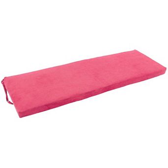Blazing Needles 60-inch by 19-inch Micro Suede Bench Cushion