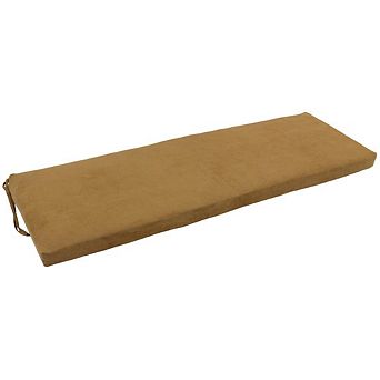 Blazing Needles 60-inch by 19-inch Micro Suede Bench Cushion
