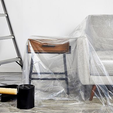 6 Pack Paint Covers for the Floor Covering, Drop Cloths for Painting, 9 x 12 Ft