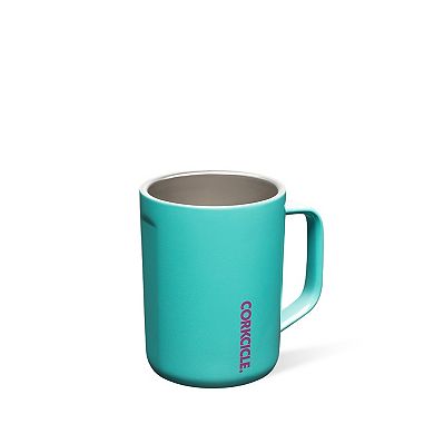 Corkcicle Sparkle 16 Oz Coffee Mug Triple Insulated Stainless Steel Cup, Mermaid